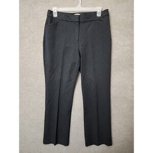 Chicos Fabulously Slimming 4-Way Stretch Dress Pants Womens 2 US 12 Short Gray